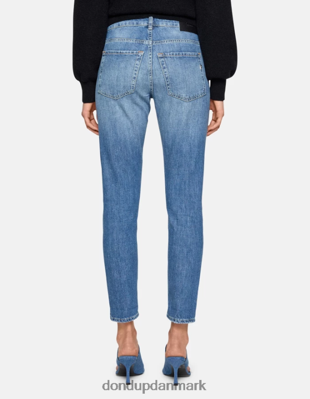 mila carrot-fit stive denim jeans Kvinder 0XD0D047 blå DONDUP beklædning