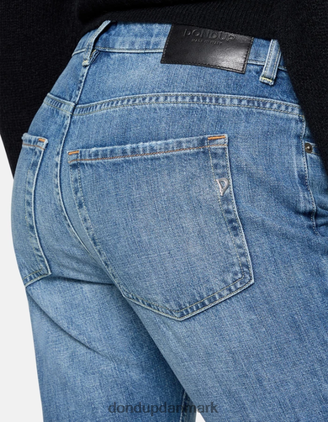 mila carrot-fit stive denim jeans Kvinder 0XD0D047 blå DONDUP beklædning