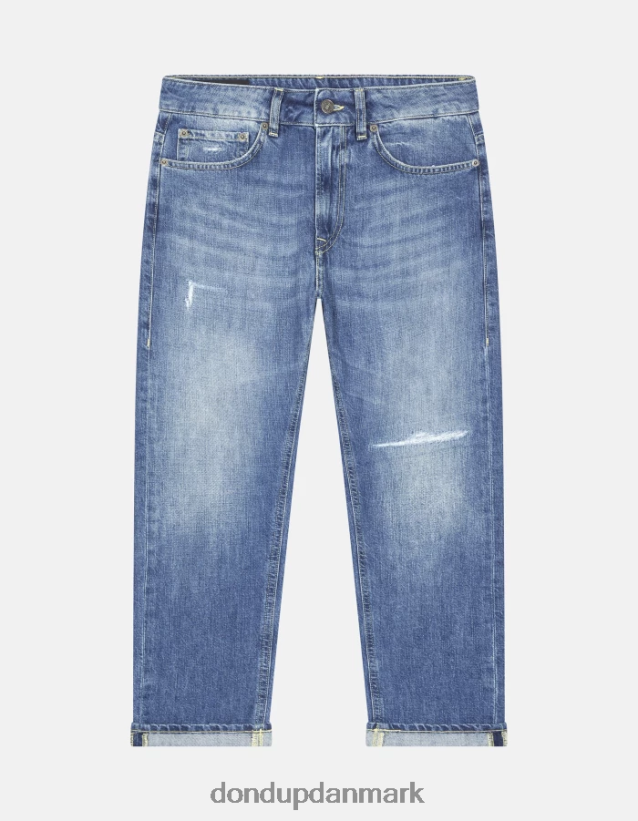 mila carrot-fit stive denim jeans Kvinder 0XD0D047 blå DONDUP beklædning