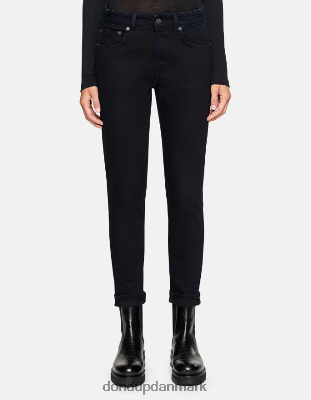 mila carrot-fit stretch denim jeans Kvinder 0XD0D021 blå tuareg DONDUP beklædning