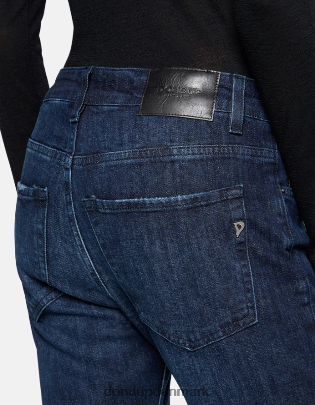 mila carrot-fit stretch denim jeans Kvinder 0XD0D05 blå DONDUP beklædning