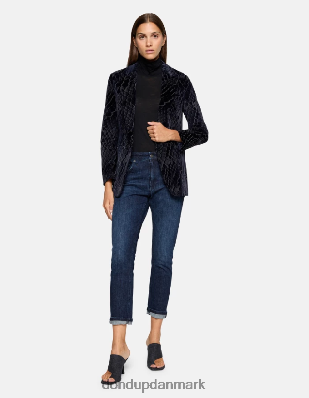 mila carrot-fit stretch denim jeans Kvinder 0XD0D05 blå DONDUP beklædning