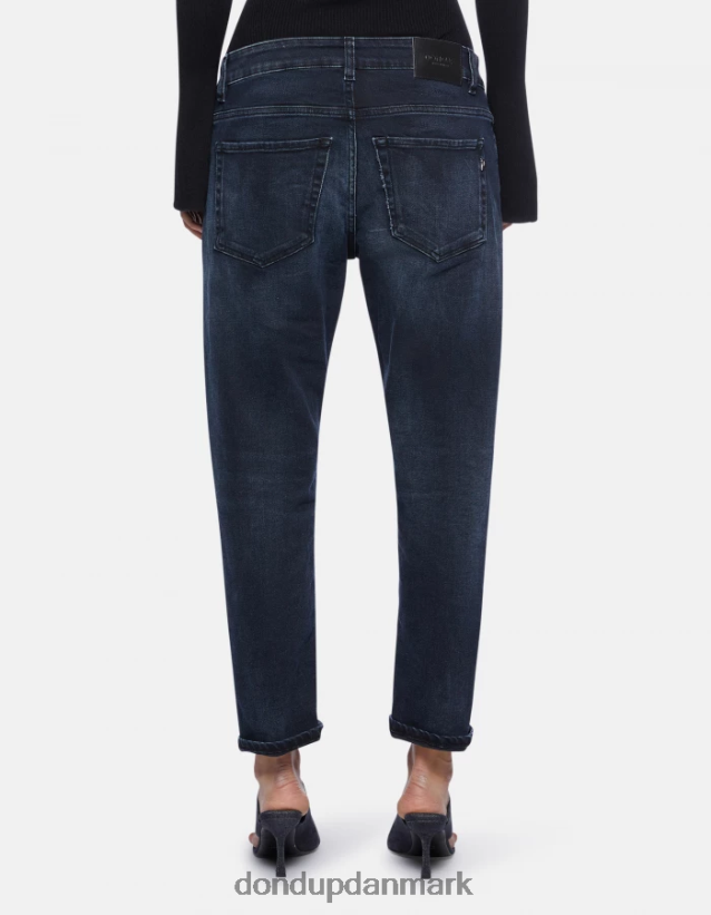 mila carrot-fit stretch denim jeans Kvinder 0XD0D062 blå tuareg DONDUP beklædning