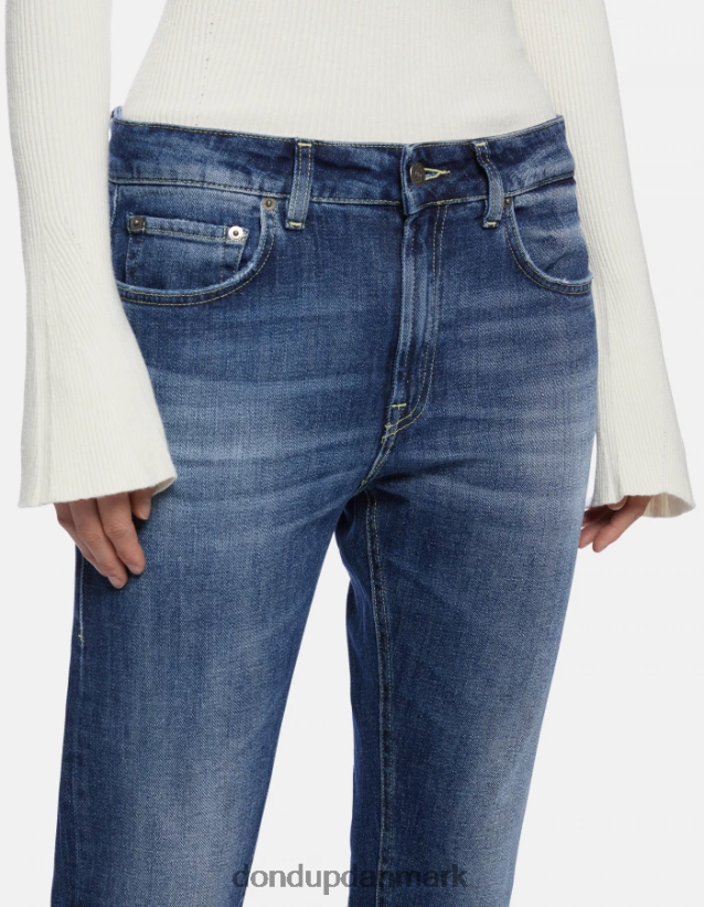 mila carrot-fit stretch denim jeans Kvinder 0XD0D065 blå DONDUP beklædning