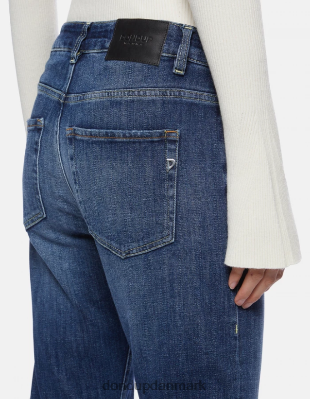 mila carrot-fit stretch denim jeans Kvinder 0XD0D065 blå DONDUP beklædning