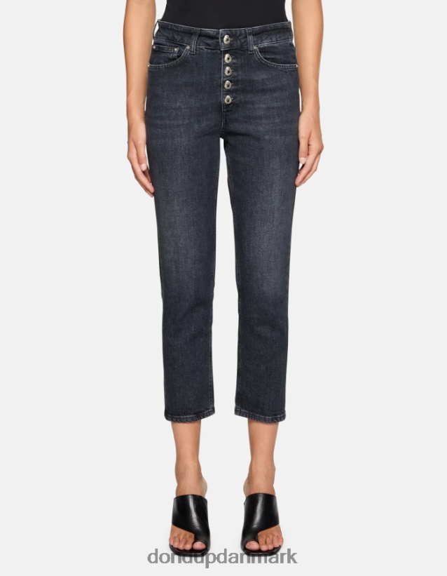 koons denimjeans med løs pasform i stretch Kvinder 0XD0D0102 sort DONDUP beklædning