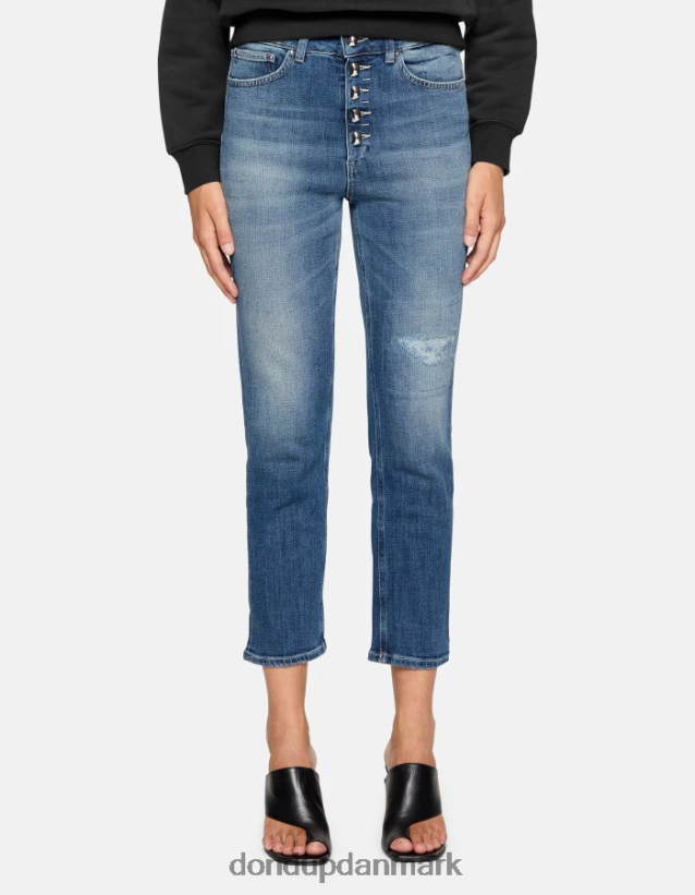 koons denimjeans med løs pasform i stretch Kvinder 0XD0D0111 blå DONDUP beklædning