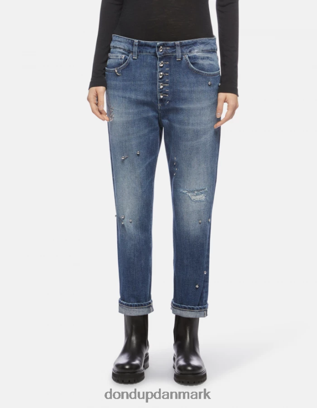 koons denimjeans med løs pasform i stretch Kvinder 0XD0D0113 blå DONDUP beklædning