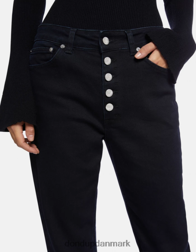 koons denimjeans med løs pasform i stretch Kvinder 0XD0D0116 blå tuareg DONDUP beklædning