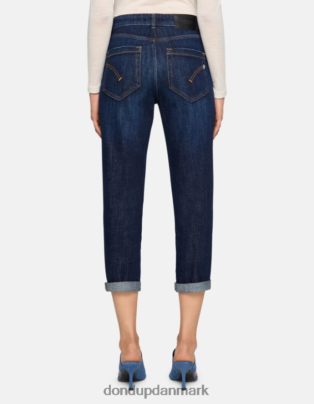 koons denimjeans med løs pasform i stretch Kvinder 0XD0D019 blå DONDUP beklædning