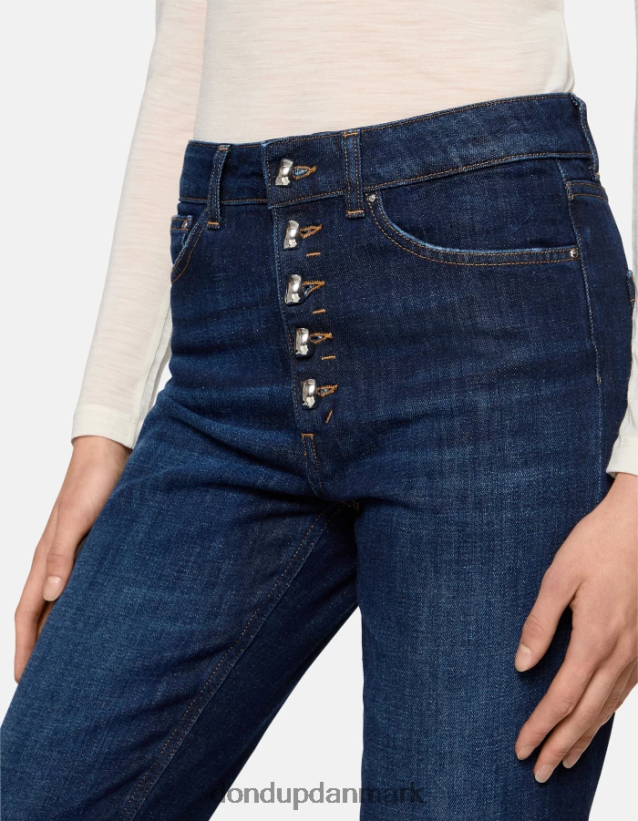 koons denimjeans med løs pasform i stretch Kvinder 0XD0D019 blå DONDUP beklædning