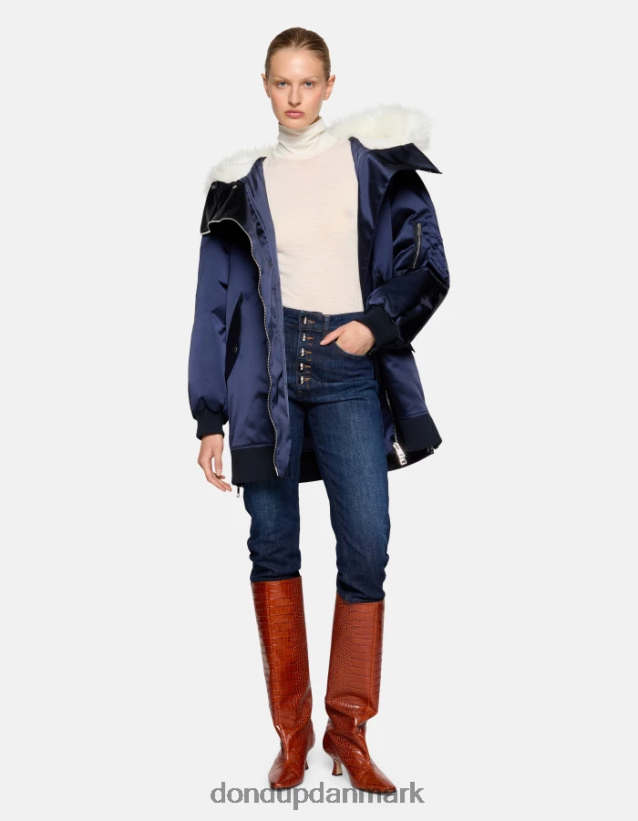 koons denimjeans med løs pasform i stretch Kvinder 0XD0D019 blå DONDUP beklædning