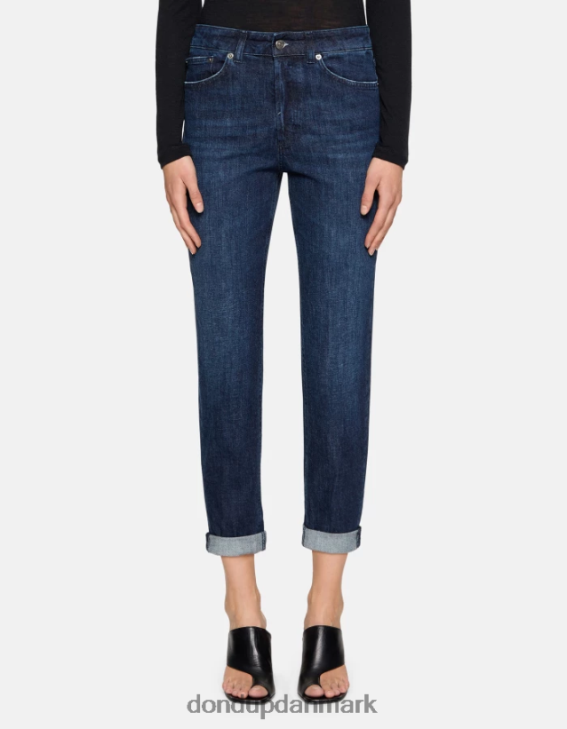 koons denimjeans med løs pasform i stretch Kvinder 0XD0D06 blå DONDUP beklædning