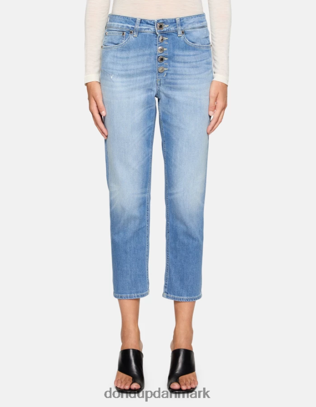 koons denimjeans med løs pasform i stretch Kvinder 0XD0D090 blå DONDUP beklædning