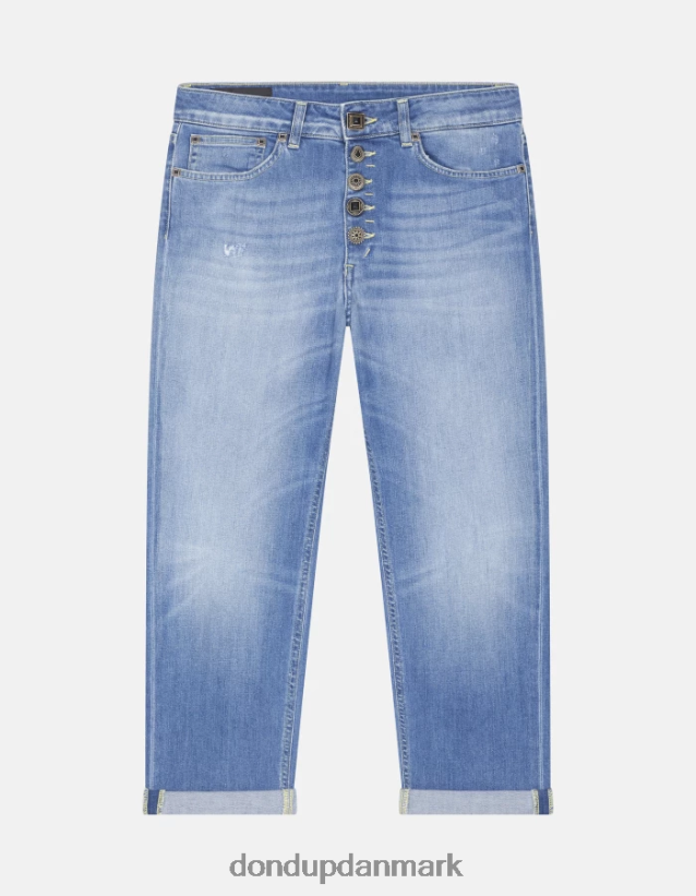 koons denimjeans med løs pasform i stretch Kvinder 0XD0D090 blå DONDUP beklædning