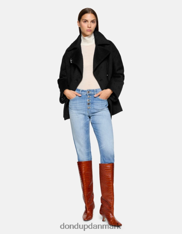 koons denimjeans med løs pasform i stretch Kvinder 0XD0D090 blå DONDUP beklædning