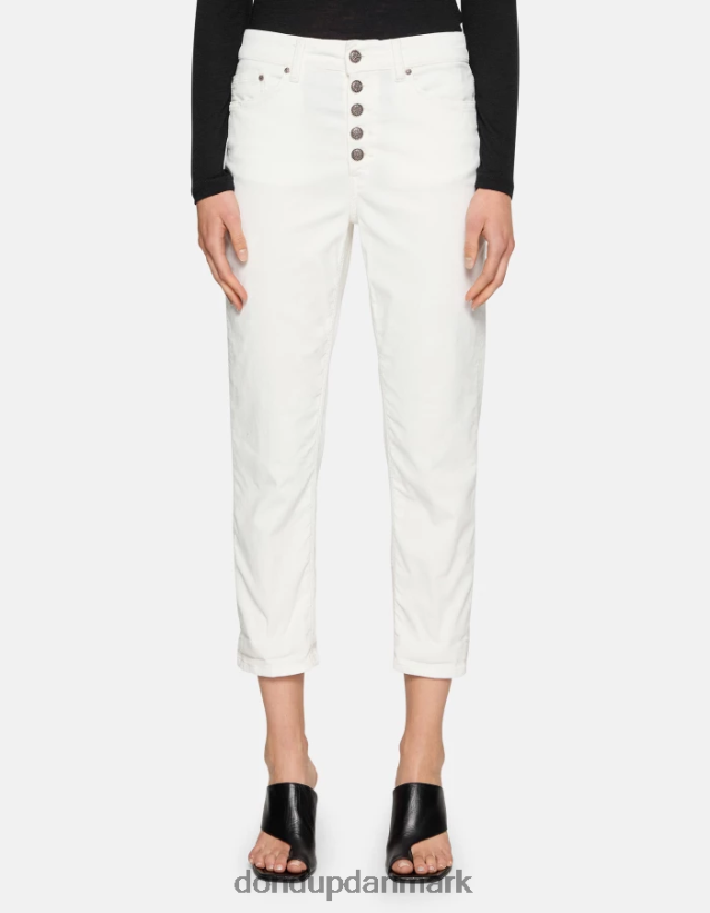 koons fløjlsbukser med løs pasform Kvinder 0XD0D071 burro DONDUP beklædning