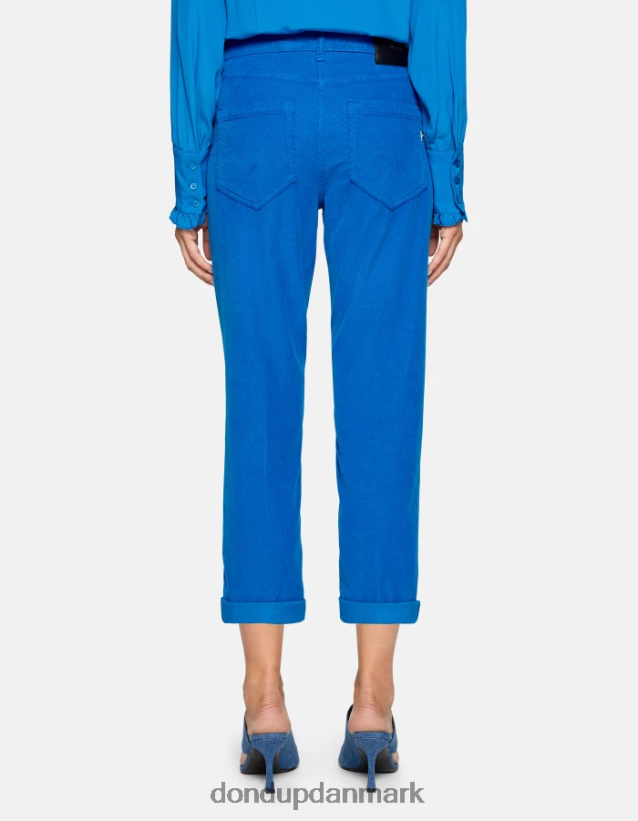 koons fløjlsbukser med løs pasform Kvinder 0XD0D075 turkis DONDUP beklædning