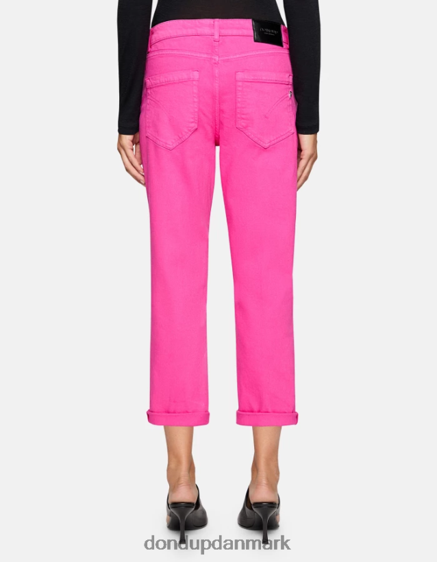 koons løs pasform stretch bull denim jeans Kvinder 0XD0D032 orkidé DONDUP beklædning
