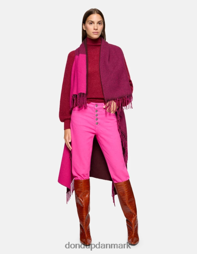 koons løs pasform stretch bull denim jeans Kvinder 0XD0D032 orkidé DONDUP beklædning