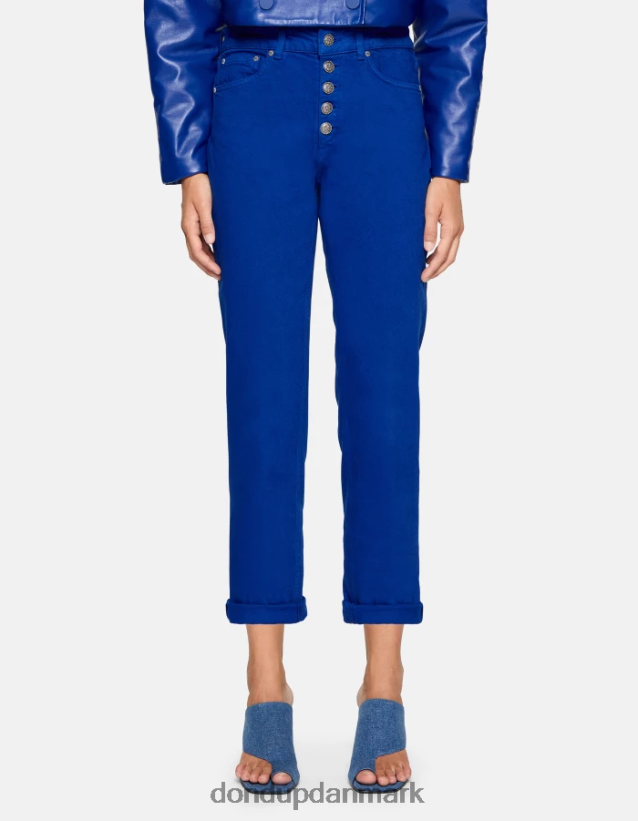 koons løs pasform stretch bull denim jeans Kvinder 0XD0D034 kongeblå DONDUP beklædning