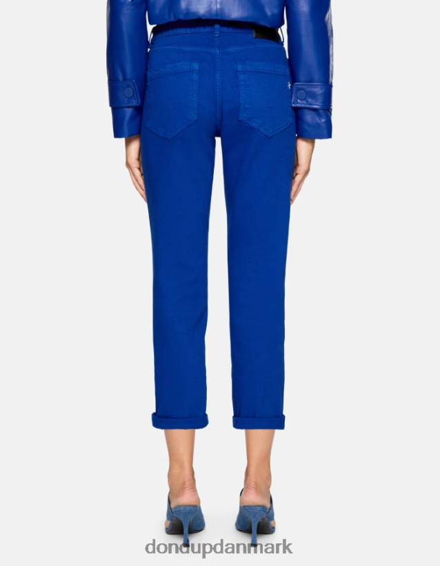 koons løs pasform stretch bull denim jeans Kvinder 0XD0D034 kongeblå DONDUP beklædning
