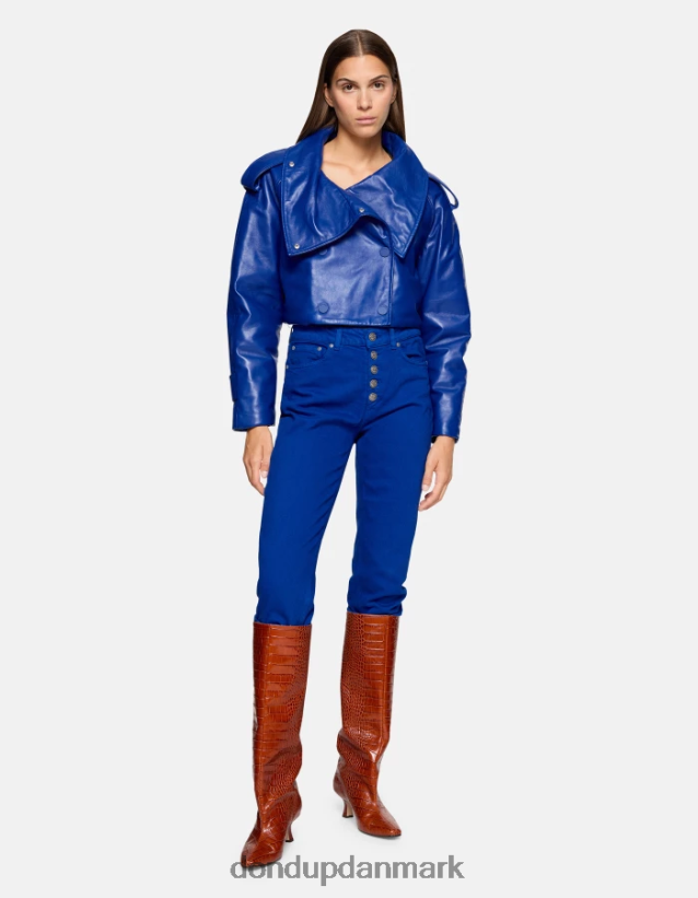 koons løs pasform stretch bull denim jeans Kvinder 0XD0D034 kongeblå DONDUP beklædning