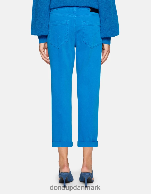 koons løs pasform stretch bull denim jeans Kvinder 0XD0D035 turkis DONDUP beklædning