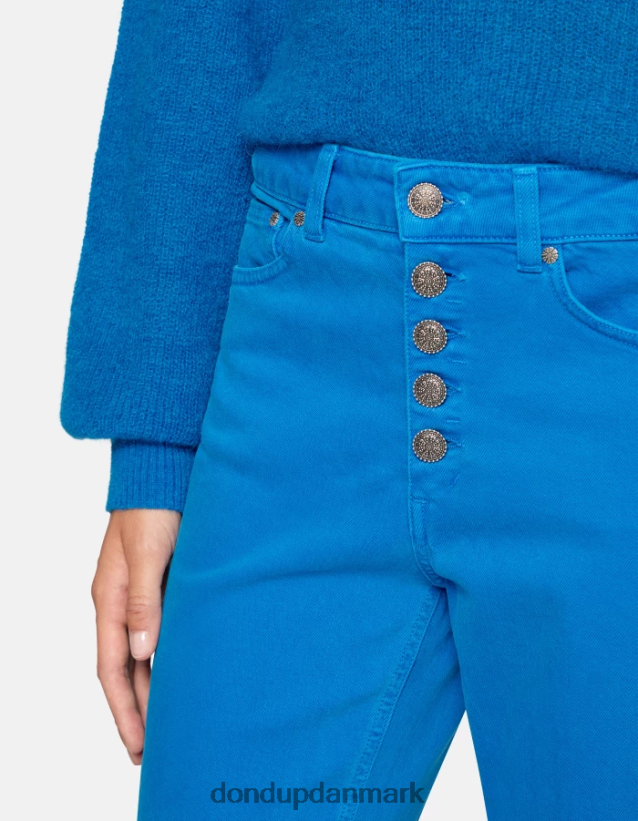 koons løs pasform stretch bull denim jeans Kvinder 0XD0D035 turkis DONDUP beklædning