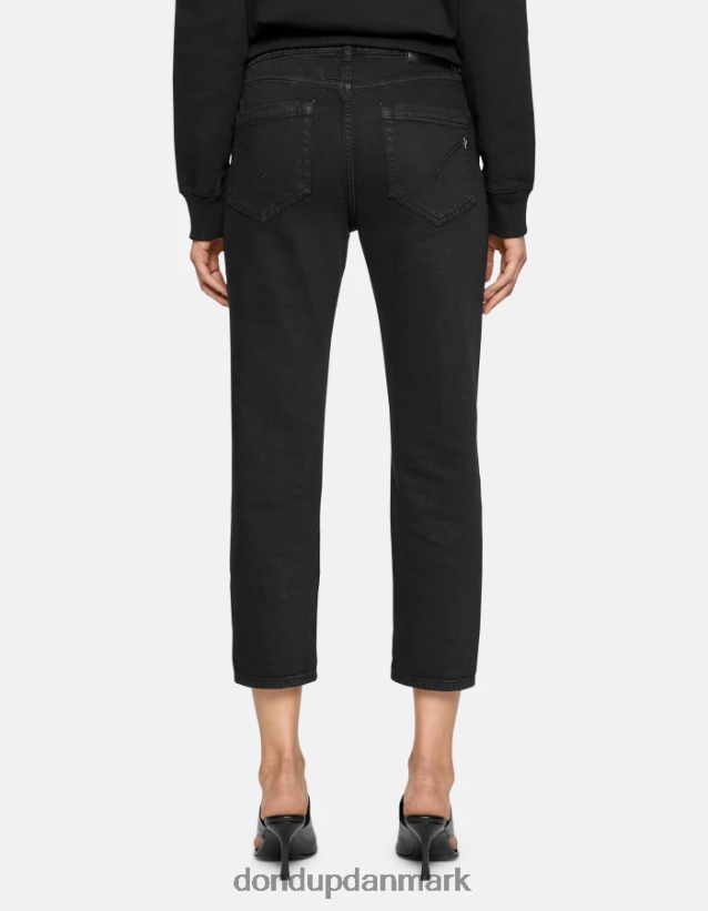 koons løs pasform stretch bull denim jeans Kvinder 0XD0D036 sort DONDUP beklædning