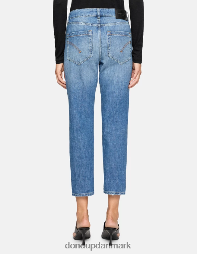 koons stive denimjeans med løs pasform Kvinder 0XD0D093 blå DONDUP beklædning
