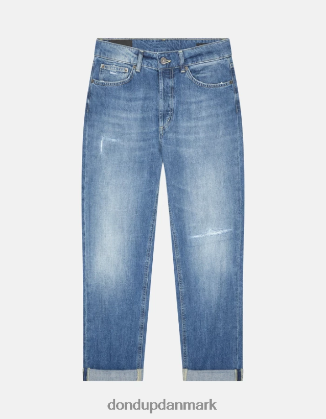 koons stive denimjeans med løs pasform Kvinder 0XD0D093 blå DONDUP beklædning