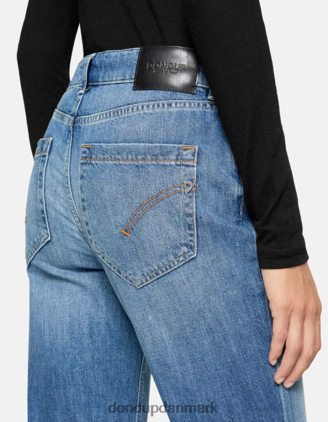 koons stive denimjeans med løs pasform Kvinder 0XD0D093 blå DONDUP beklædning
