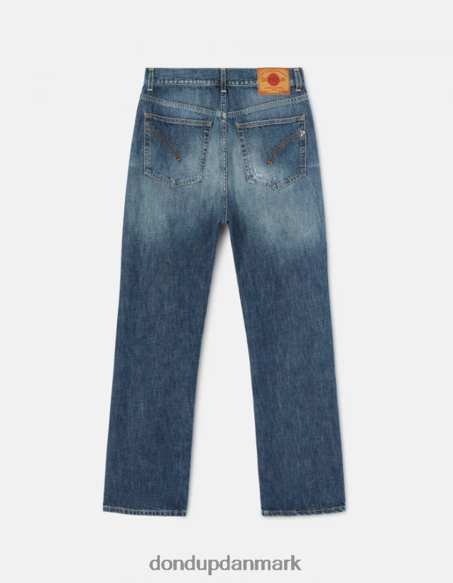 yara loose-fit jeans i stiv selvedge denim Kvinder 0XD0D0118 blå DONDUP beklædning