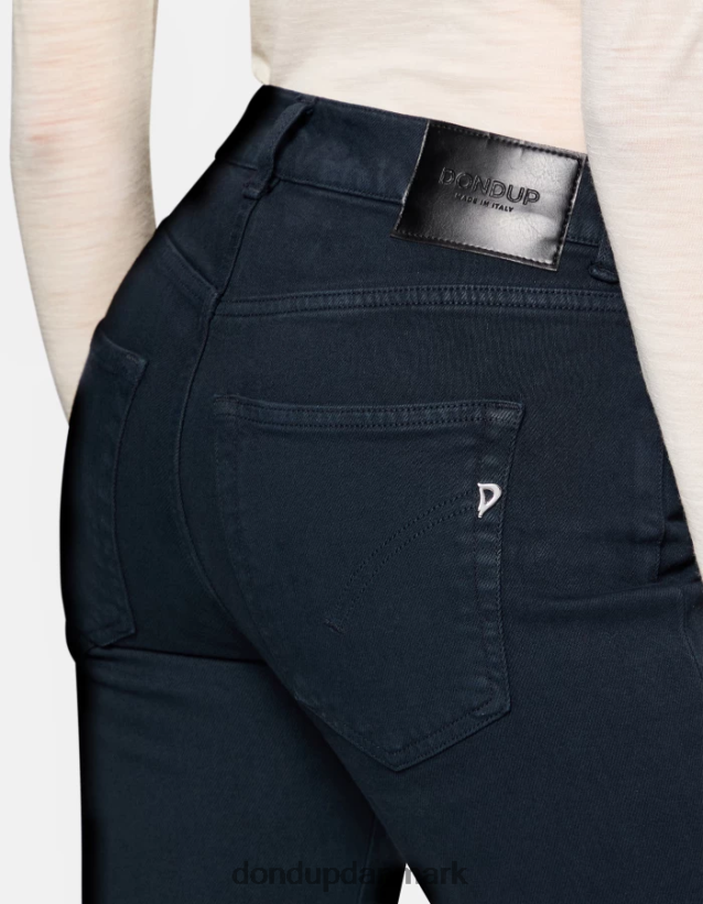 daila slim-fit jeans i bull stretch denim Kvinder 0XD0D01 Marine blå DONDUP beklædning