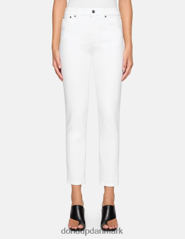 daila slim-fit jeans i bull stretch denim Kvinder 0XD0D02 hvid DONDUP beklædning