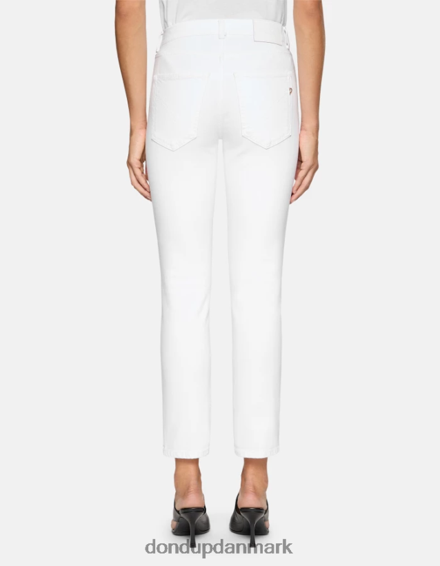 daila slim-fit jeans i bull stretch denim Kvinder 0XD0D02 hvid DONDUP beklædning