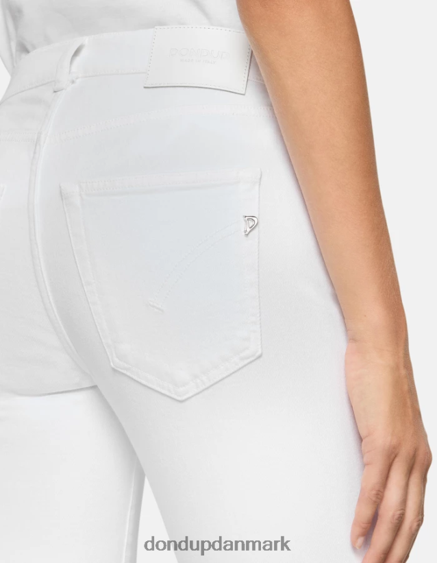 daila slim-fit jeans i bull stretch denim Kvinder 0XD0D02 hvid DONDUP beklædning
