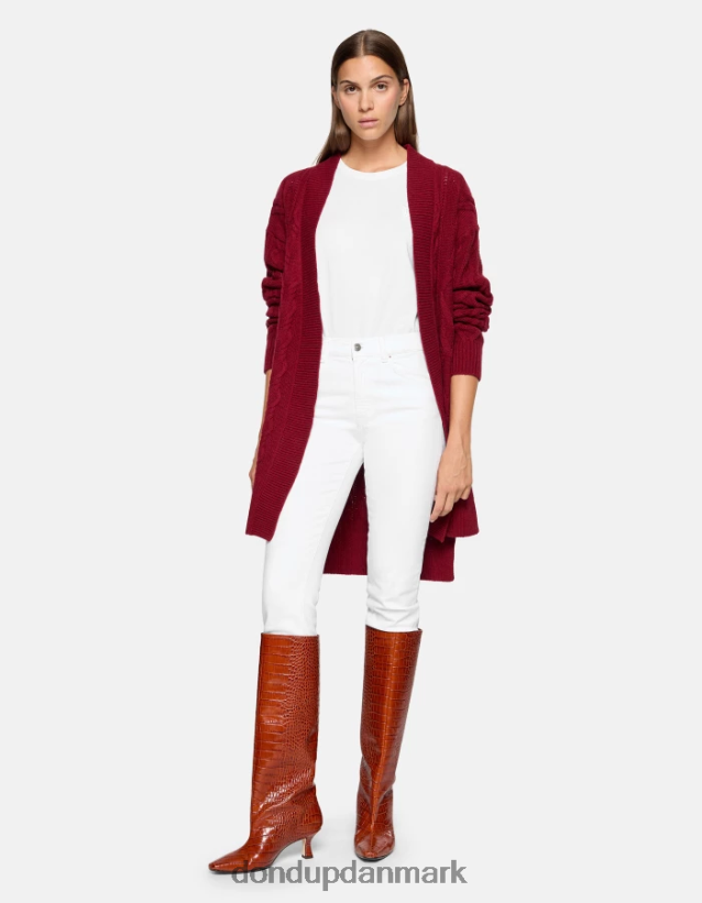 daila slim-fit jeans i bull stretch denim Kvinder 0XD0D02 hvid DONDUP beklædning