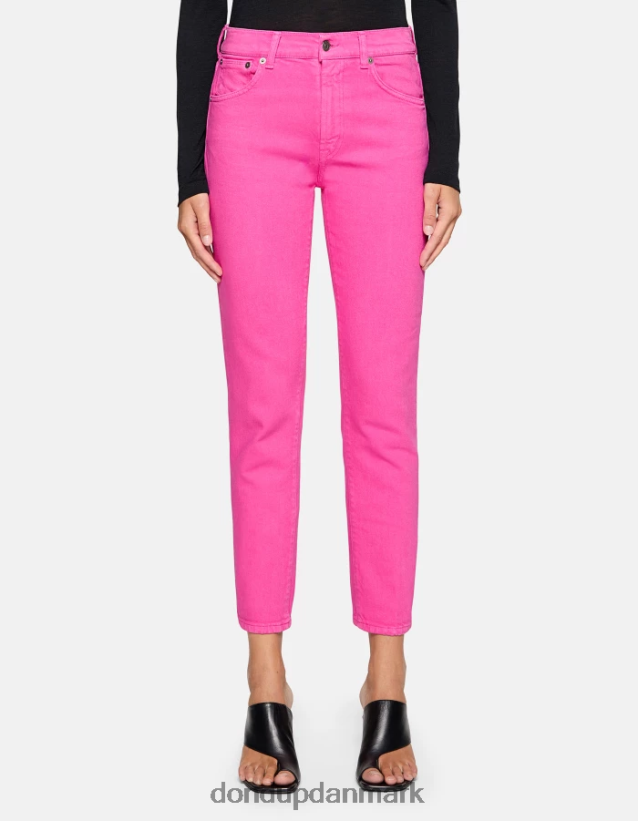 daila slim-fit jeans i bull stretch denim Kvinder 0XD0D03 orkidé DONDUP beklædning
