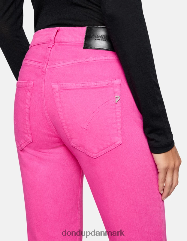 daila slim-fit jeans i bull stretch denim Kvinder 0XD0D03 orkidé DONDUP beklædning