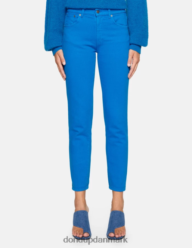 daila slim-fit jeans i bull stretch denim Kvinder 0XD0D04 turkis DONDUP beklædning