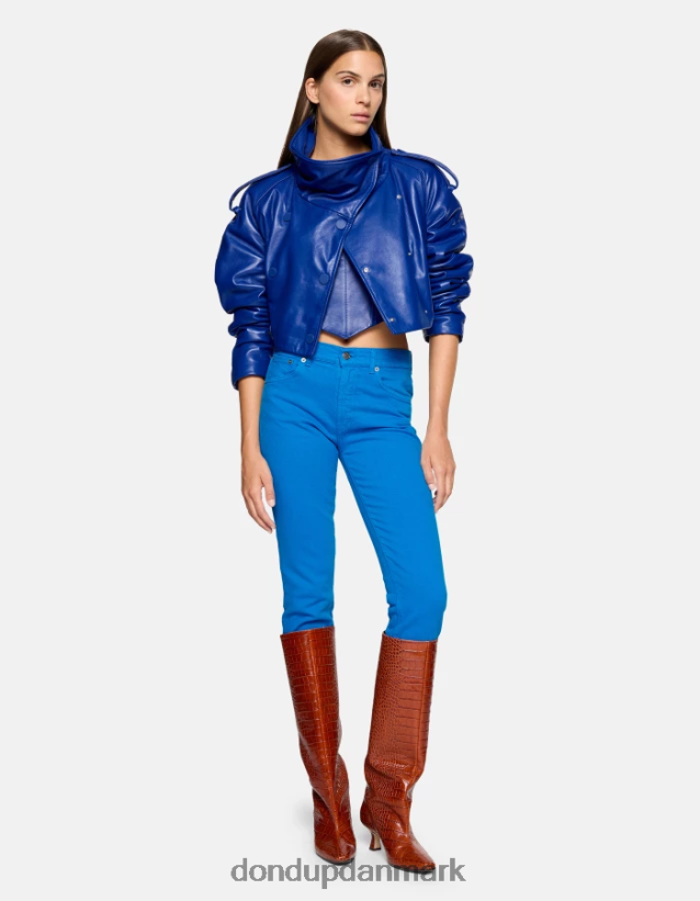 daila slim-fit jeans i bull stretch denim Kvinder 0XD0D04 turkis DONDUP beklædning