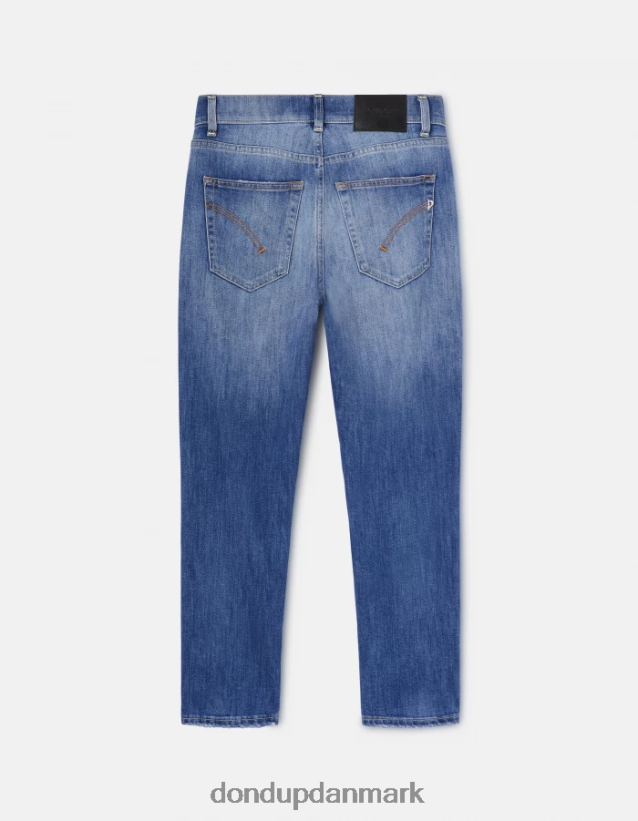daila slim-fit stretch denim jeans Kvinder 0XD0D063 blå DONDUP beklædning