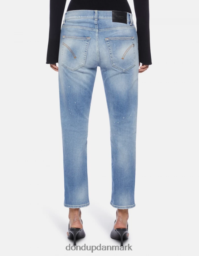 daila slim-fit stretch denim jeans Kvinder 0XD0D084 blå DONDUP beklædning