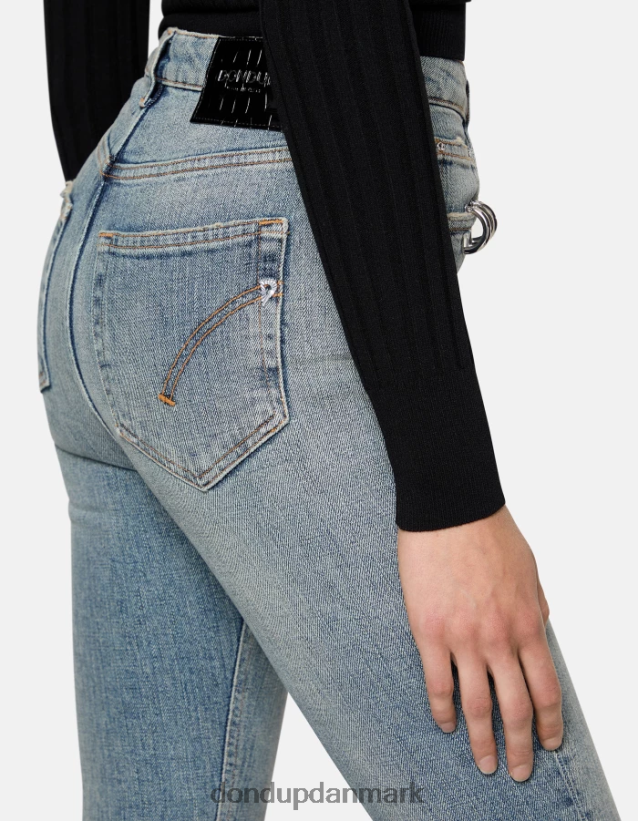 marie slim-fit stretch denim jeans Kvinder 0XD0D042 blå DONDUP beklædning