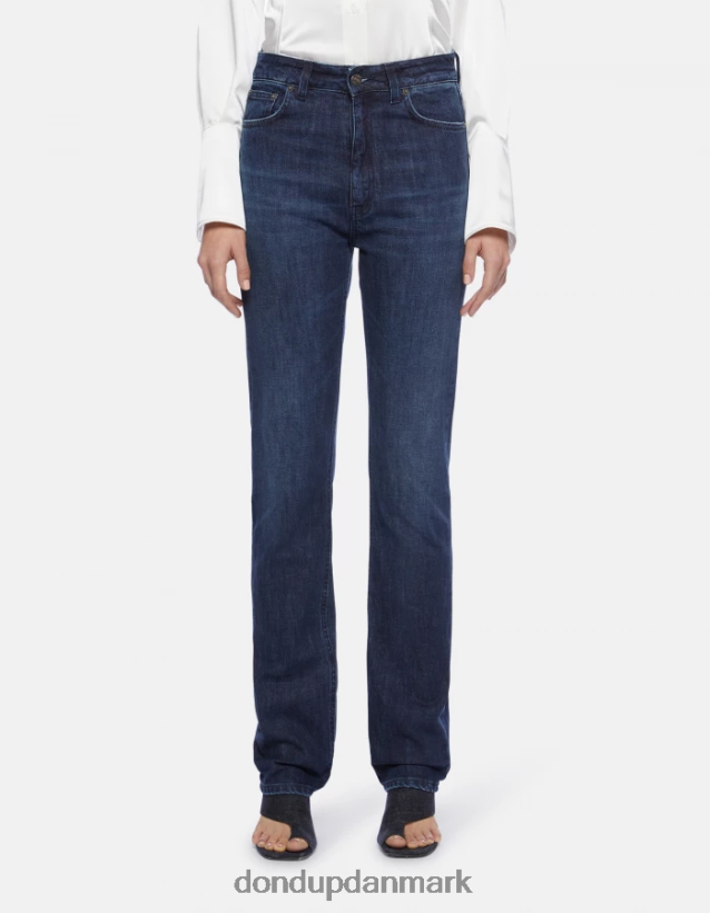 marie slim-fit stretch denim jeans Kvinder 0XD0D054 blå DONDUP beklædning