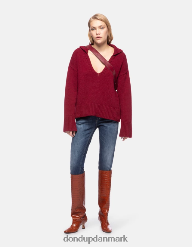 gaia super skinny stretch denim jeans Kvinder 0XD0D048 blå DONDUP beklædning