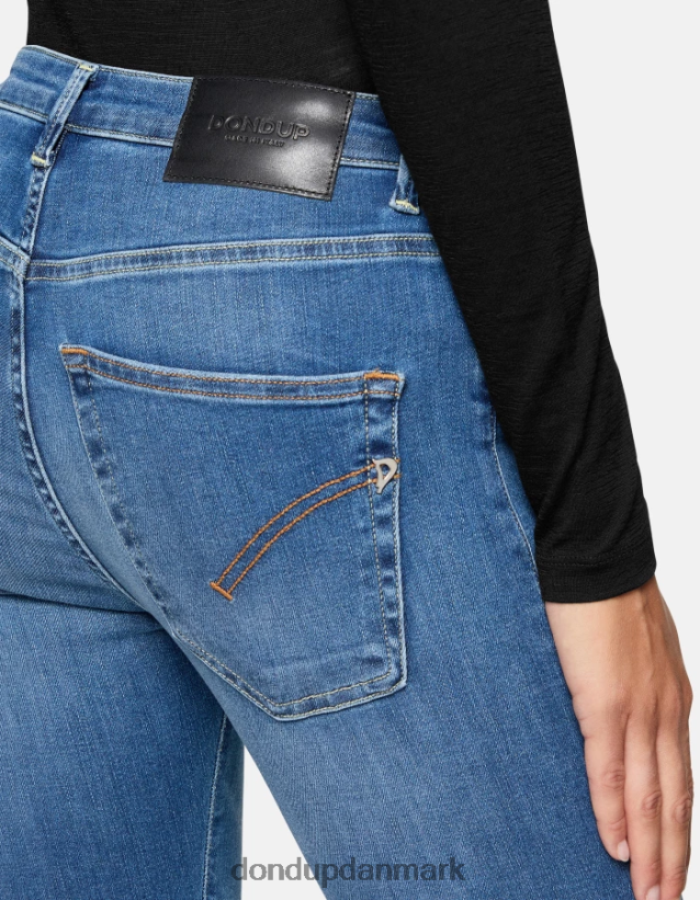 iris super skinny jeans i stretchdenim Kvinder 0XD0D038 blå DONDUP beklædning