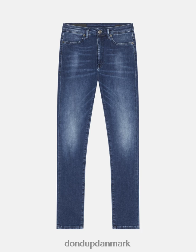 iris super skinny jeans i stretchdenim Kvinder 0XD0D068 blå DONDUP beklædning